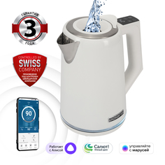 Чайник электрический Polaris PWK 1746 CAD WIFI IQ 1.8 л белый