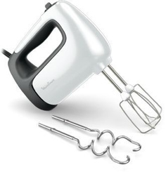 Миксер MOULINEX HM460110, ручной, белый и черный 7211004400