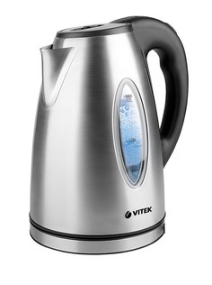 Чайник электрический Vitek VT-7019 ST 1.7л 2200Вт серебристый