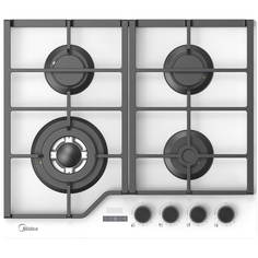 Встраиваемая варочная панель газовая Midea MG697TTG белый