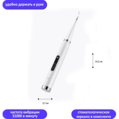 Ирригатор+электрическая зубная щетка TondaShop T-205 белый