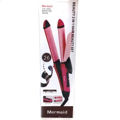Плойка - выпрямитель для волос MERMAID 2 в 1, 26 мм No Brand