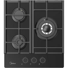 Встраиваемая варочная панель газовая Midea MG449TGB черный