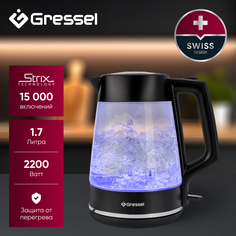 Чайник электрический Gressel GRK-1115 1.7 л черный