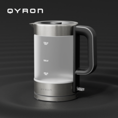 Чайник электрический QYRON KG603 1.7 л серебристый
