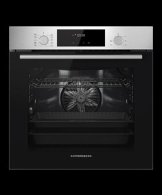 Встраиваемый электрический духовой шкаф Kuppersberg HF 609 BX серебристый, черный