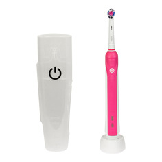 Электрическая зубная щетка Oral-B Pro Cross Action 750 D16.513.UX розовый; белый