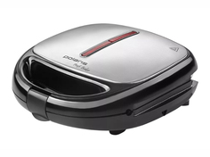 Электровафельница Polaris PST 0705 серебристый, черный