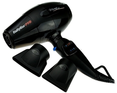 Фен для волос BaByliss Pro BAB6160INRE Murano Ionic, черный