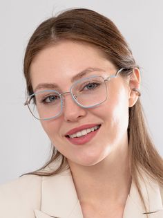 Корригирующие очки SALIVIO +5,5 женские РЦ 62-64 SA5042 голубой