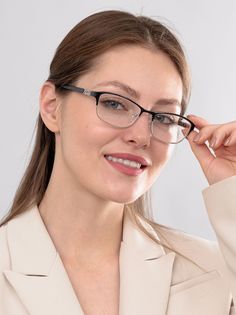 Корригирующие очки -0,75 женские РЦ 58-60 Glodiatr G1913 черный