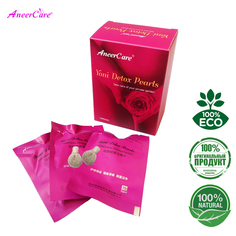 Фито тампоны Yoni Detox Pearls от AneerCare, китайские лечебные, коробка, 6 шт.