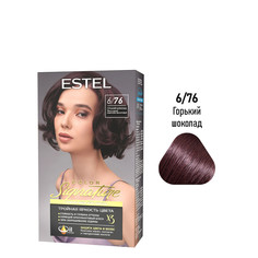 Краска для волос ESTEL Color Signature 6.76 горький шоколад 60+60+50 мл