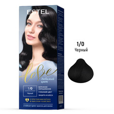 Краска для волос ESTEL LOVE 1.0 черный 50+50+15 мл