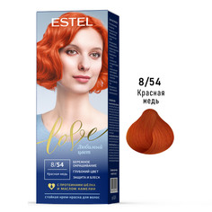 Краска для волос ESTEL LOVE 8.54 красная медь 50+50+15 мл