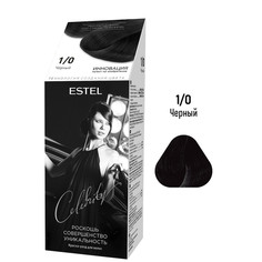 Краска для волос ESTEL Celebrity 1/0 черный 50+75+15 мл