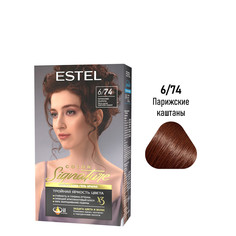 Краска для волос ESTEL Color Signature 6.74 парижские каштаны 60+60+50 мл