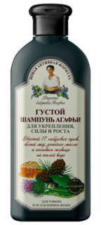 Шампунь Рецепты бабушки Агафьи Густой для тонких и ослабленных волос 350 мл