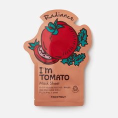 Маска для лица TONY MOLY Im Tomato Mask Skin Glow тканевая, осветляющая 21 г