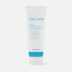 Пенка для умывания TONY MOLY Three-Herb Blemish AC Foam Cleanser очищающая 150 мл