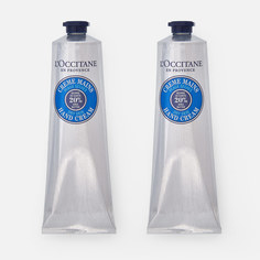 Крем для рук LOccitane увлажняющий, с маслом ши, для сухой кожи 2 шт. по 150 мл L`Occitane