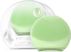 Щетка 2-в-1 для очищения кожи лица Foreo Luna 4 go Travel-версия цвет зеленый