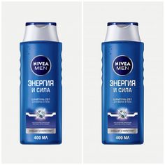 Шампунь Nivea Men 2в1 Энергия и сила с морскими минералами 400 мл 2шт