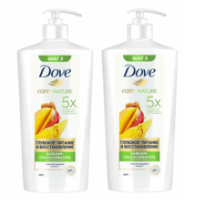 Бальзам Dove Глубокое питание и восстановление манго 630 мл 2 шт