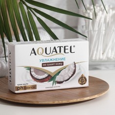Крем-мыло твердое Aquatel "Кокосовое молочко", 90 г Весна