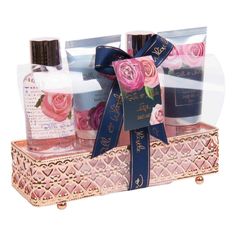 Косметический набор для тела Роза для женщин 4 предмета No Brand