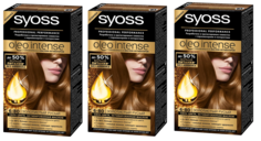 Крем-краска Syoss стойкая без аммиака Oleo Intense 6-80 Золотистый русый 115мл 3 шт