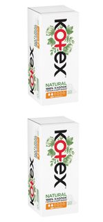 Прокладки ежедневные KOTEX, Natural, Нормал Органик, 40 шт, 2 уп