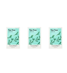 Маска для лица Missha Airy Fit Tea Tree успокаивающая для чувствительной кожи 19 г 3 шт