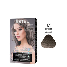 Краска для волос ESTEL Color Signature 7.1 речной жемчуг 60+60+50 мл