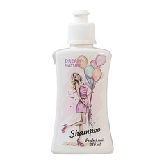 Мицеллярный шампунь для волос Dream Nature Perfect Hair с ароматом груши и миндаля, 250 мл