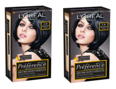 Краска для волос LOreal Paris Preference 1.0 Неаполь черный 2 шт