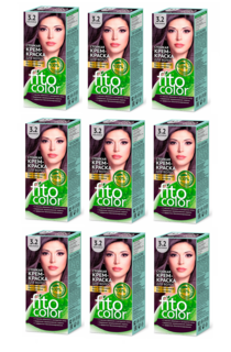 Краска для волос Fito Косметик стойкая Fitocolor тон Баклажан 115мл 9 шт