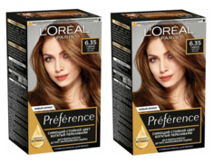 Краска для волос LOreal Paris Preference 6.35 Гавана янтарный светлый 2 шт