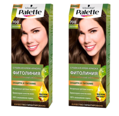 Краска для волос Palette Naturals 4.0 Фитолиния 700 каштановый 2 шт