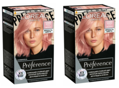 Краска для волос LOreal Paris Preference Вивид 9.213 Розовое золото Мелроуз 2шт
