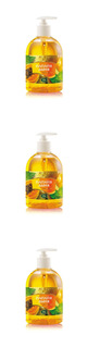 Жидкое мыло Iris Aroma Line ПАПАЙЯ И ДЫНЯ, 500 мл, 3 шт