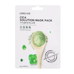 LEBELAGE Маска для лица тканевая с центеллой азиатской LEBELAGE CICA SOLUTION MASK PACK