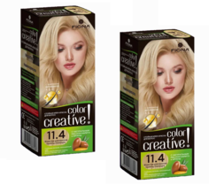 Краска для волос Fiona Creative color тон 11.4 Игристое шампанское 2 уп