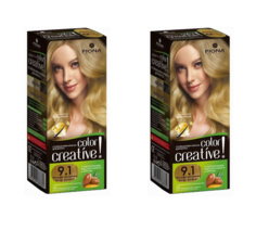 Краска для волос Fiona Creative color тон 9.1 Полуденная саванна 2 уп