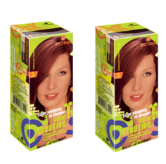 Краска для волос Fiona Creative color тон 6.2 Красный коралловый 2 уп
