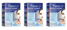 Маска-пилинг для лица Floresan , Organic SPA ОМОЛАЖИВАЮЩАЯ, 15мл х 10шт, 3уп