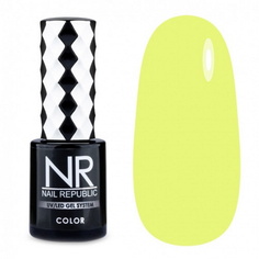 Гель-лак камуфлирующий Nail Republic №1014 (бледно-жёлтый), 10 мл