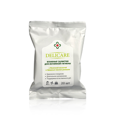 Влажные салфетки Delicare для интимной гигиены 20шт