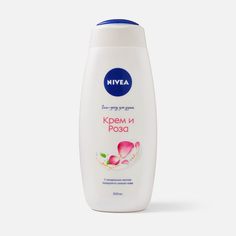 Гель-уход для душа Nivea Крем и Роза с миндальным маслом 500 мл
