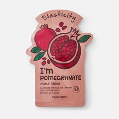 Маска для лица TONY MOLY Im Pomegranate тканевая, восстанавливающая 21 г